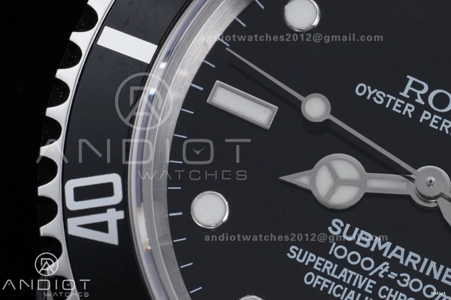 1:1 16610 Engraving Bracelet Submariner 904L TMF on Rehaut Edition SS Steel LN SH3135 Black No Best 1130